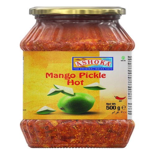 Ashoka Mango Pickle Hot in Oil 500g