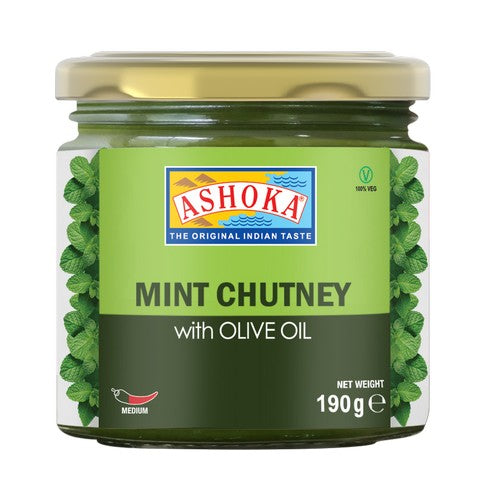 Ashoka Mint Chutney with Olive Oil 190gm