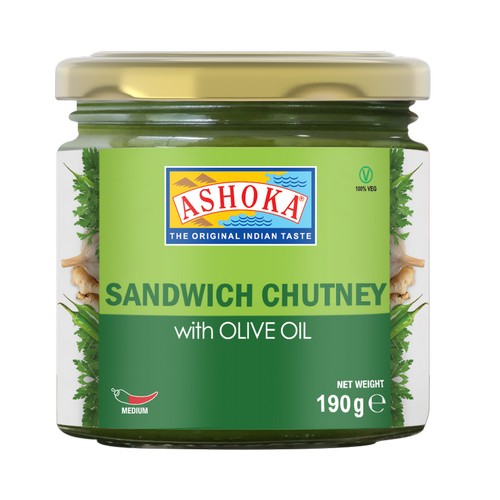 Ashoka Sandwich Chutney with Olive Oil 190gm