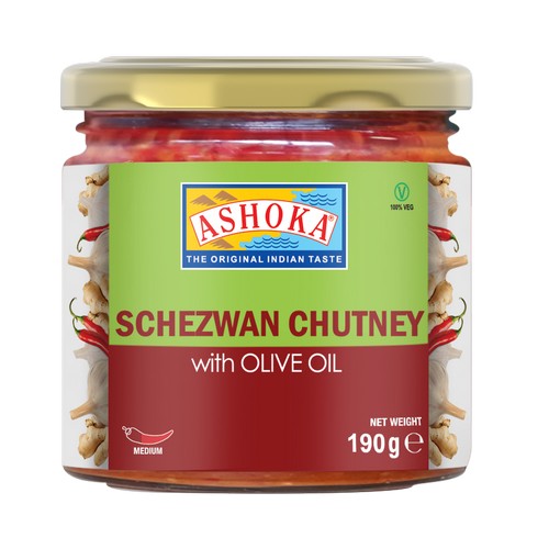 Ashoka Schezwan Chutney with Olive Oil 190gm